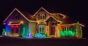 Christmas light installation in O'Fallon, MO